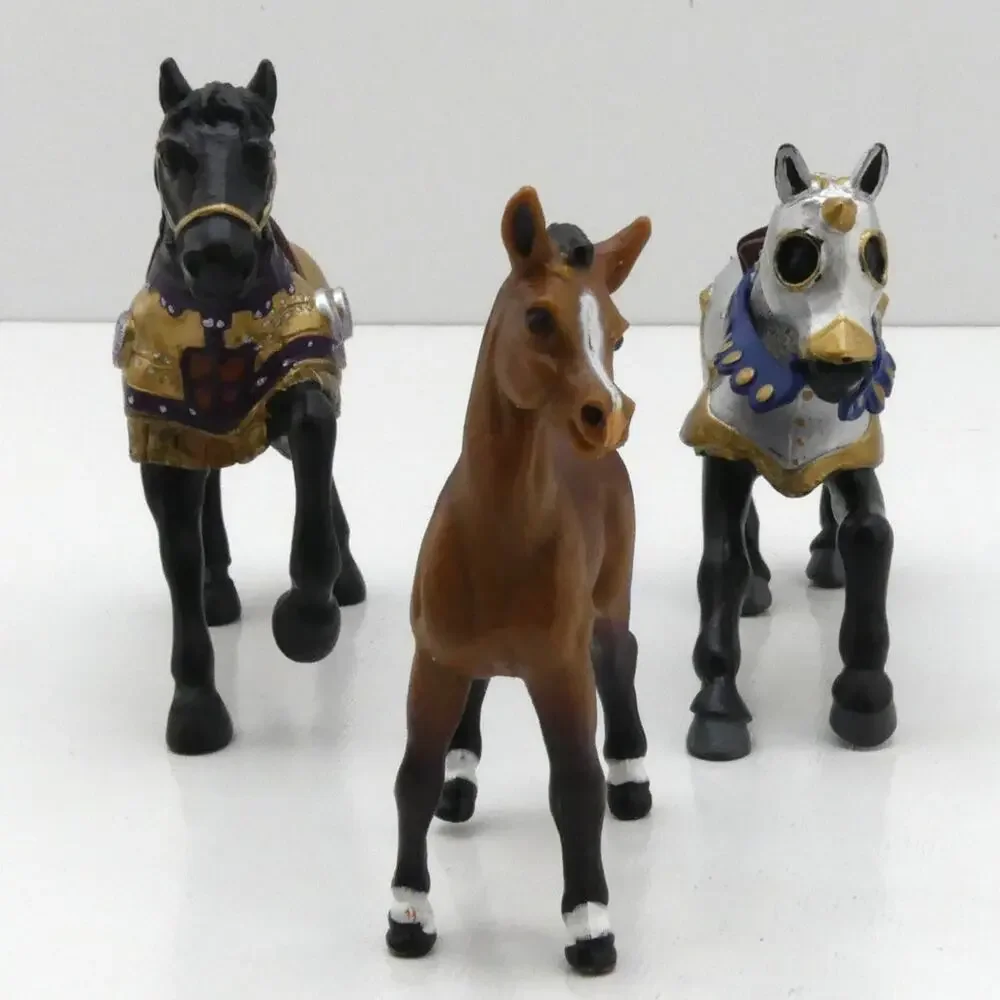 Lot of 12 Fantasy Medieval Figure Collection Dragons Knights Princess Horse Toy